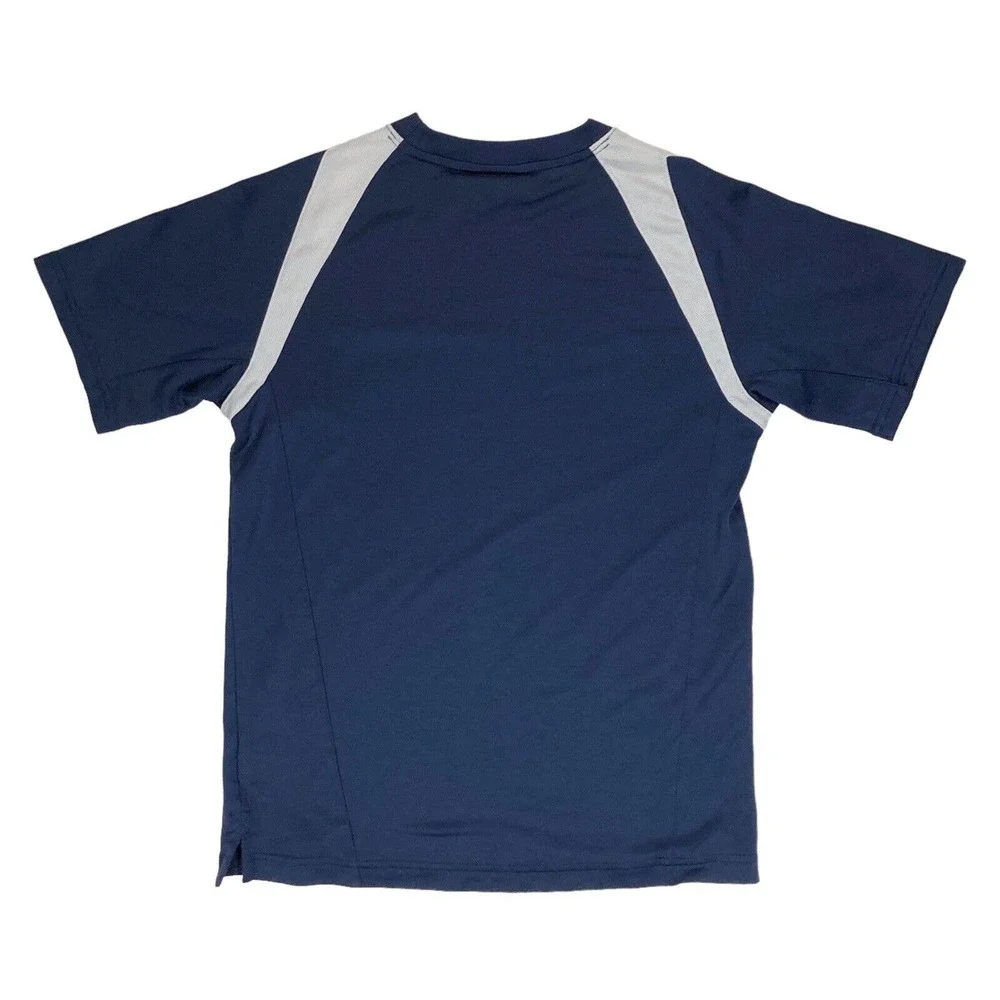 FILA Sport Boys LARGE Athletic T-Shirt Stretch Short Sleeves Blue Youth Crewneck - Picture 4 of 7